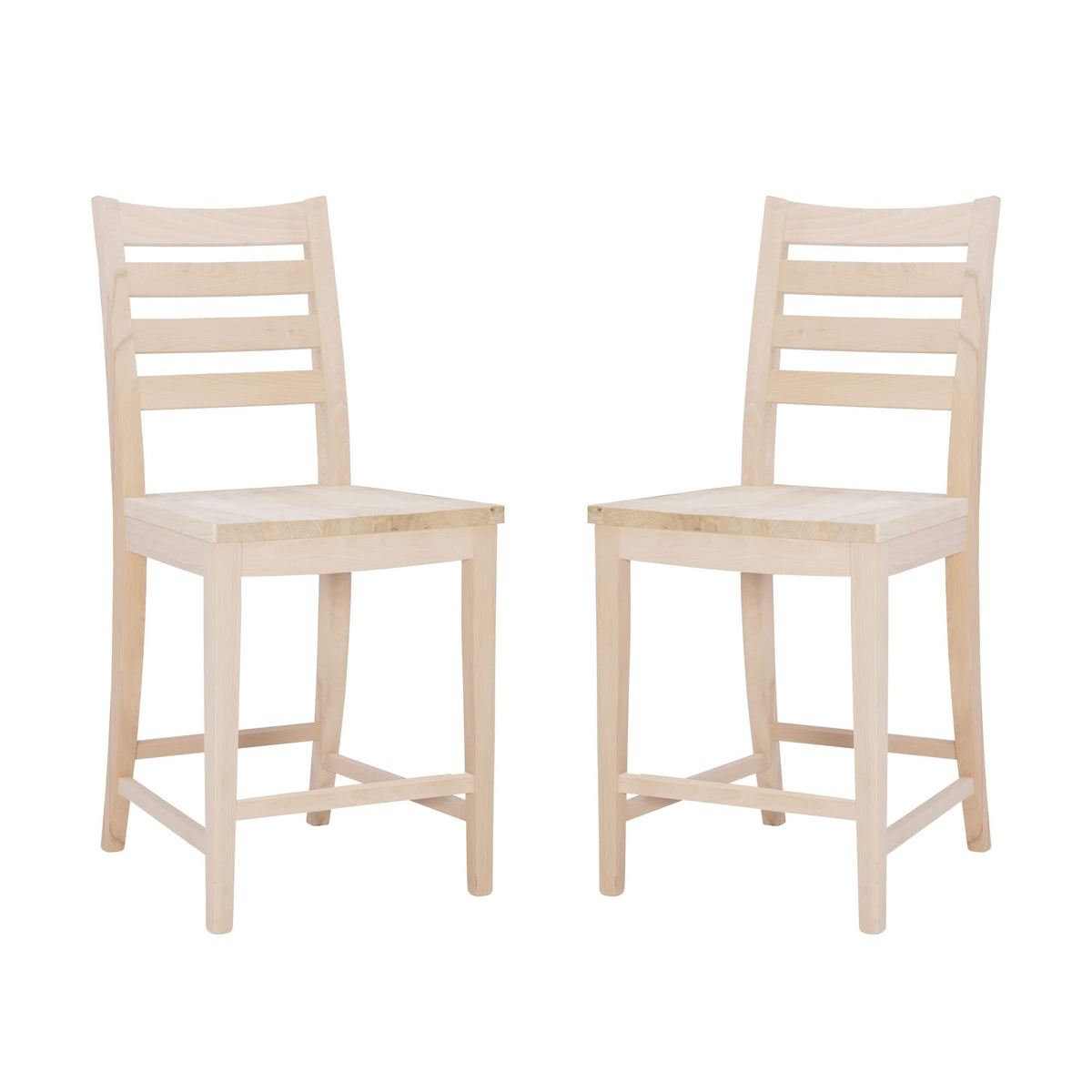 Flynn Counter Stool Unfinished Set Of 2