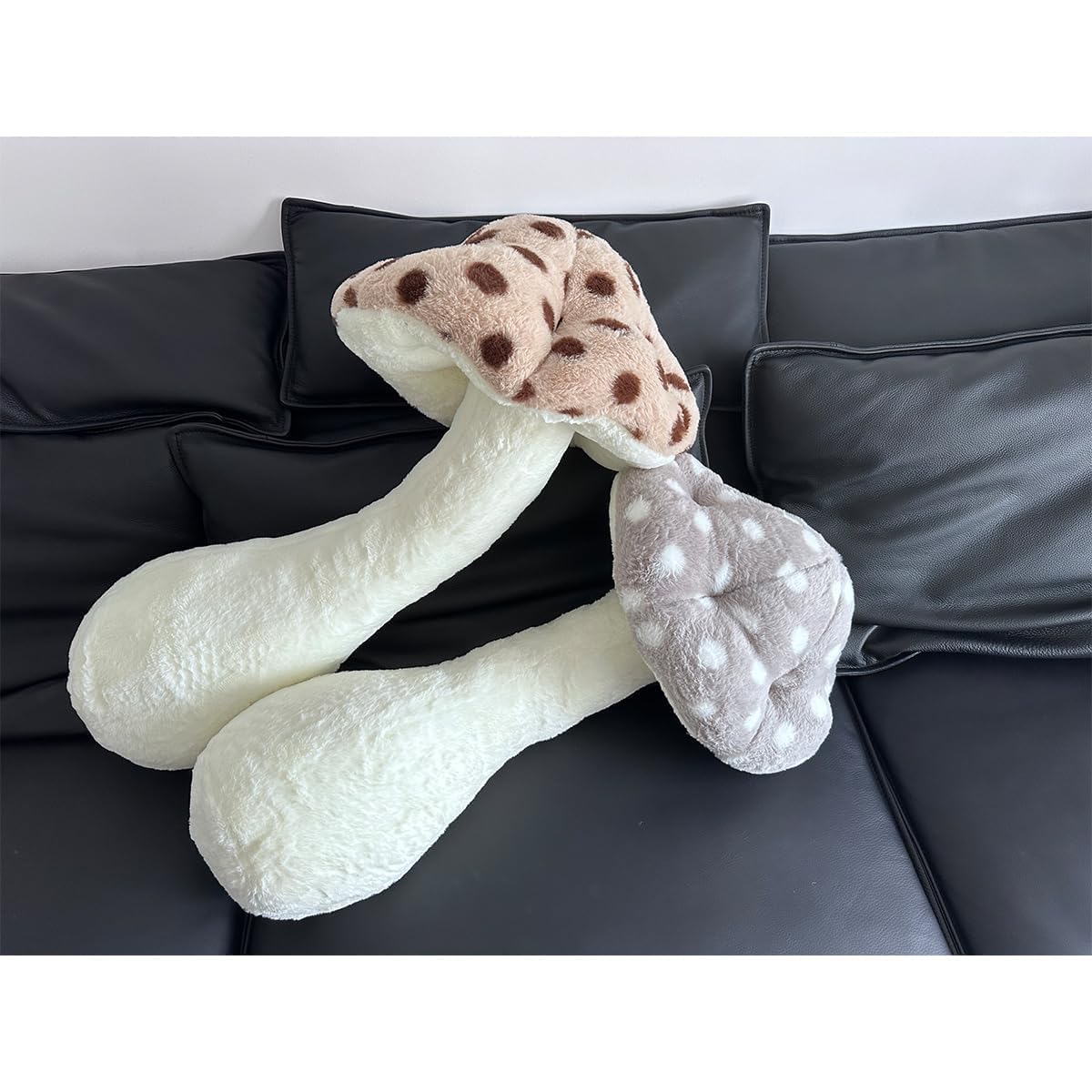 Hofun4U Mushroom Plush Pillow - 30 Inch Mushroom Shaped Stuffed Long Pillow - Mushroom Plush Body Pillow - Christmas Birthday Gi