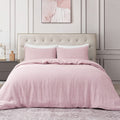 Dapu Pure Linen Duvet Cover Set, 100% Yarn-Dyed French Linen, Breathable And Durable For Hot Sleepers, 1 Duvet Cover And 2 Pillo