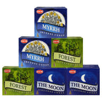 Forest The Moon Incense Cones & Holder Bundle Variety Pack From Hem Trumiri Insense Inscents Insencents Insence