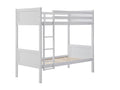Orbelle Trading ORBELLE BUNKBED 7278 Bunk Bed, Twin, White