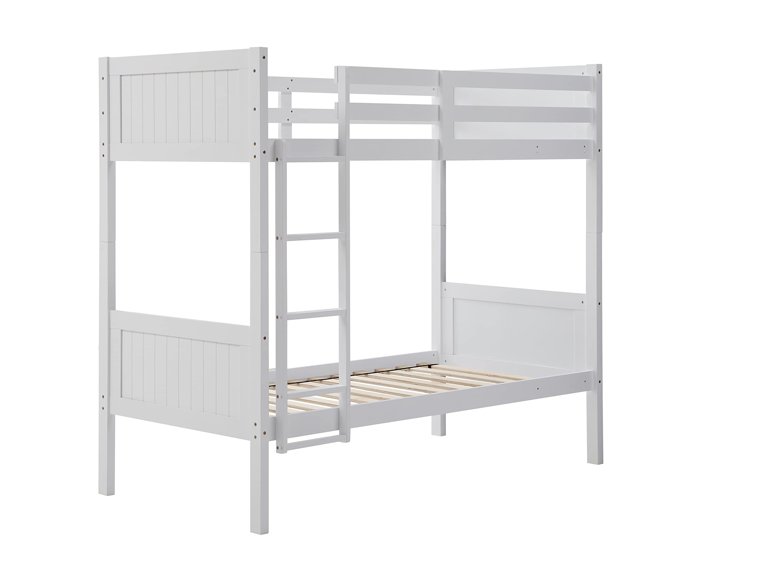 Orbelle Trading ORBELLE BUNKBED 7278 Bunk Bed, Twin, White