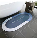 GOPINATHJI c.herryWater Absorbing Mat for Bathroom | Super Absorbent Quick Dry Rubber Backed AntiSlip Floor Mat Non Slip Bath 