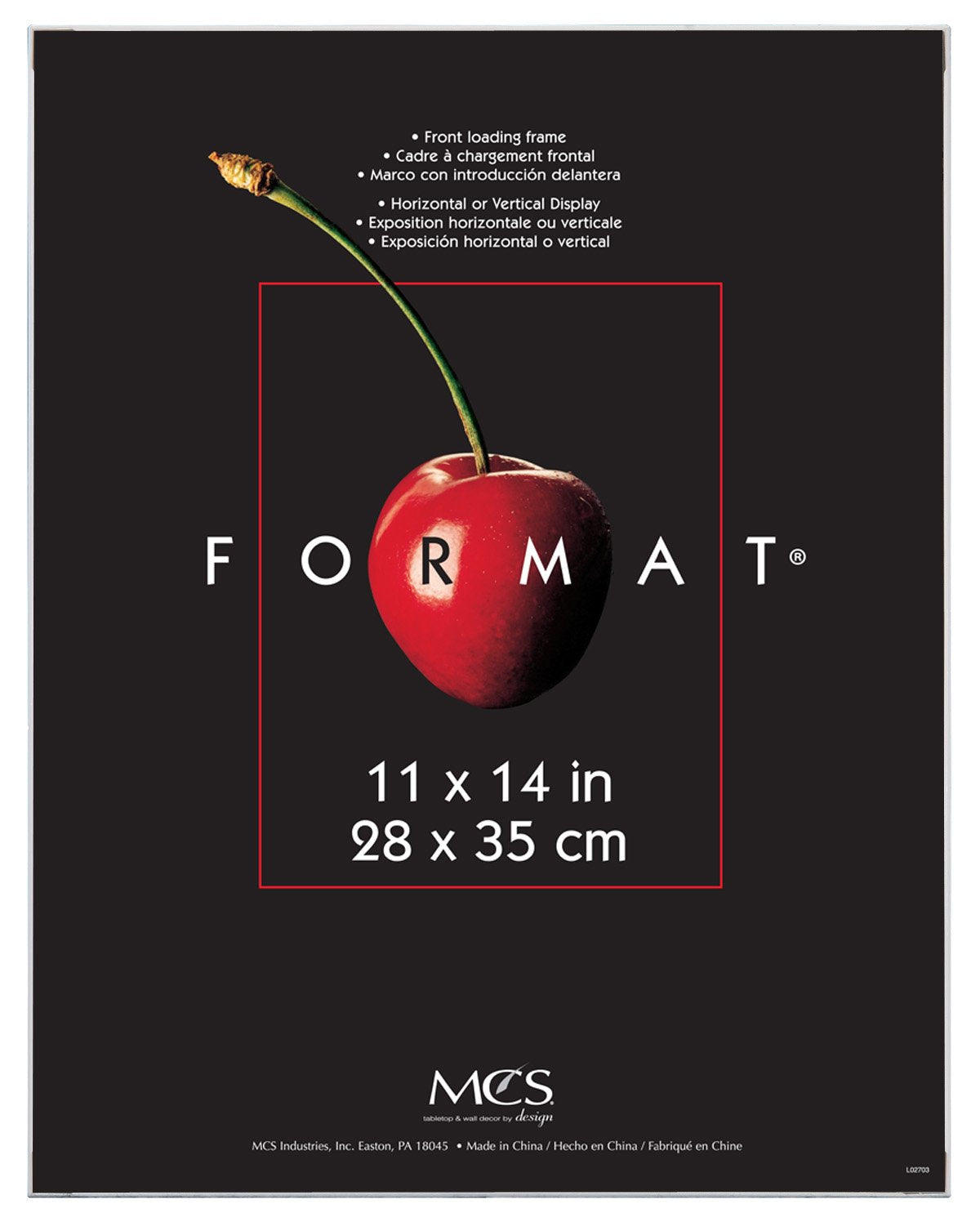 MCS 11x14 Inch Format Frame, White (12444)