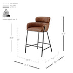 npd furniture and more Finley PU Counter Stool