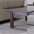 Ergode Wood Parkland High Dining Table - Timeless, Compact, Walnut Finish