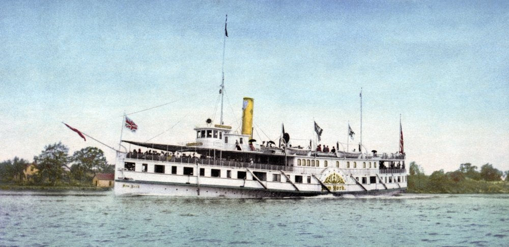 Steamboat C1902 Nthe Passenger Steamboat New York Thousand Islands New York Photochrome C1902 Poster Print by (24 x 36)