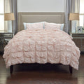 Rizzy Home | BT1392 | Polyester Comforter | 90"x92" Pink Solid