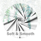 Ruelvth Stall Shower Curtain, Green Eucalyptus Small Shower Curtain Set With Hooks Waterproof Fabric Spring Sage Green Leaves Rv