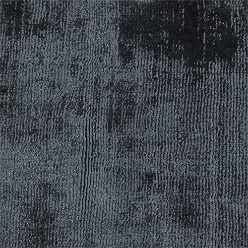 Kosas Home Cameron 108 X 144 Viscose Fabric Area Rug In Ink Blue