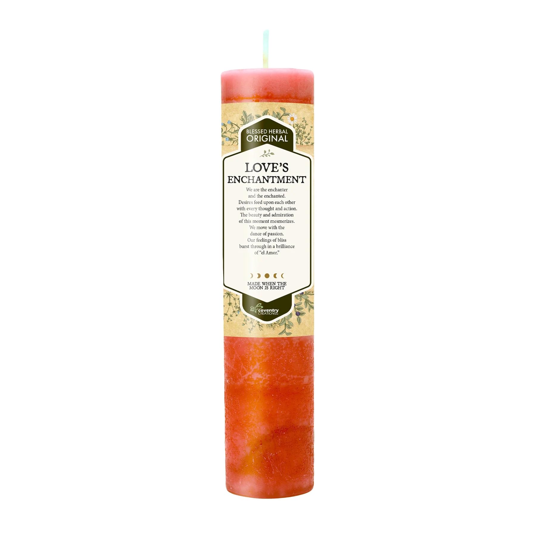 Blessed Herbal Candles - Love s Enchantment