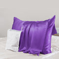 Promeed Upgraded Grade 6A+ Purple Silk Pillowcase With Zipper, 23 Momme Natural Mulberry Silk Pillow Cases For Hair And Skin - E