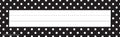 Teacher Created Resources Black Polka Dots Name Plates (4001) Small