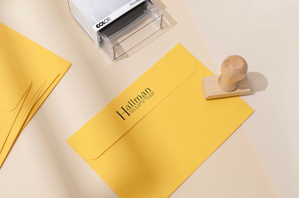 Stamp By Me | Custom Return Address Stamp - Up To 3 Designs To Choose | Personalized Self-Inking Stamp | Custom Address Stamp |