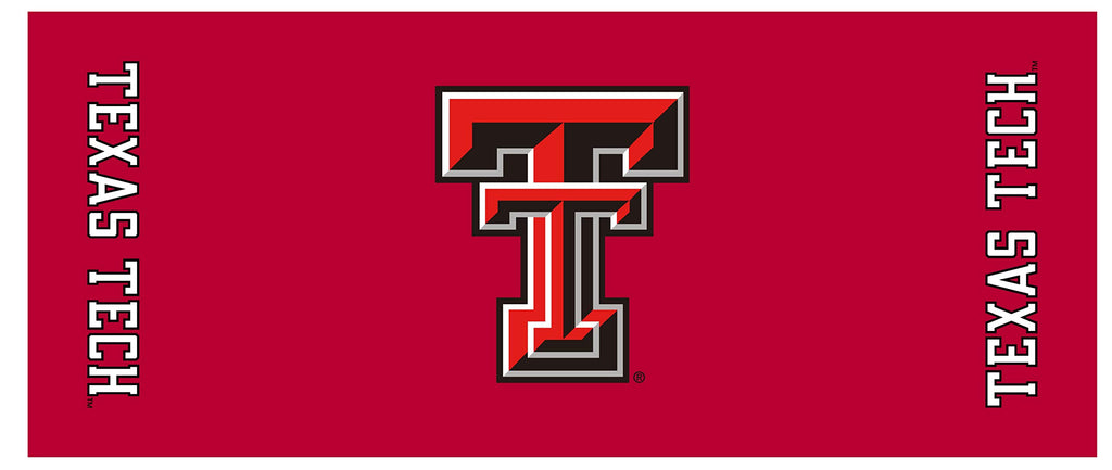 Collegiate Kwik-Covers Rectangle Plastic Table Covers, Bundle Of 2 (Texas Tech University, 8')