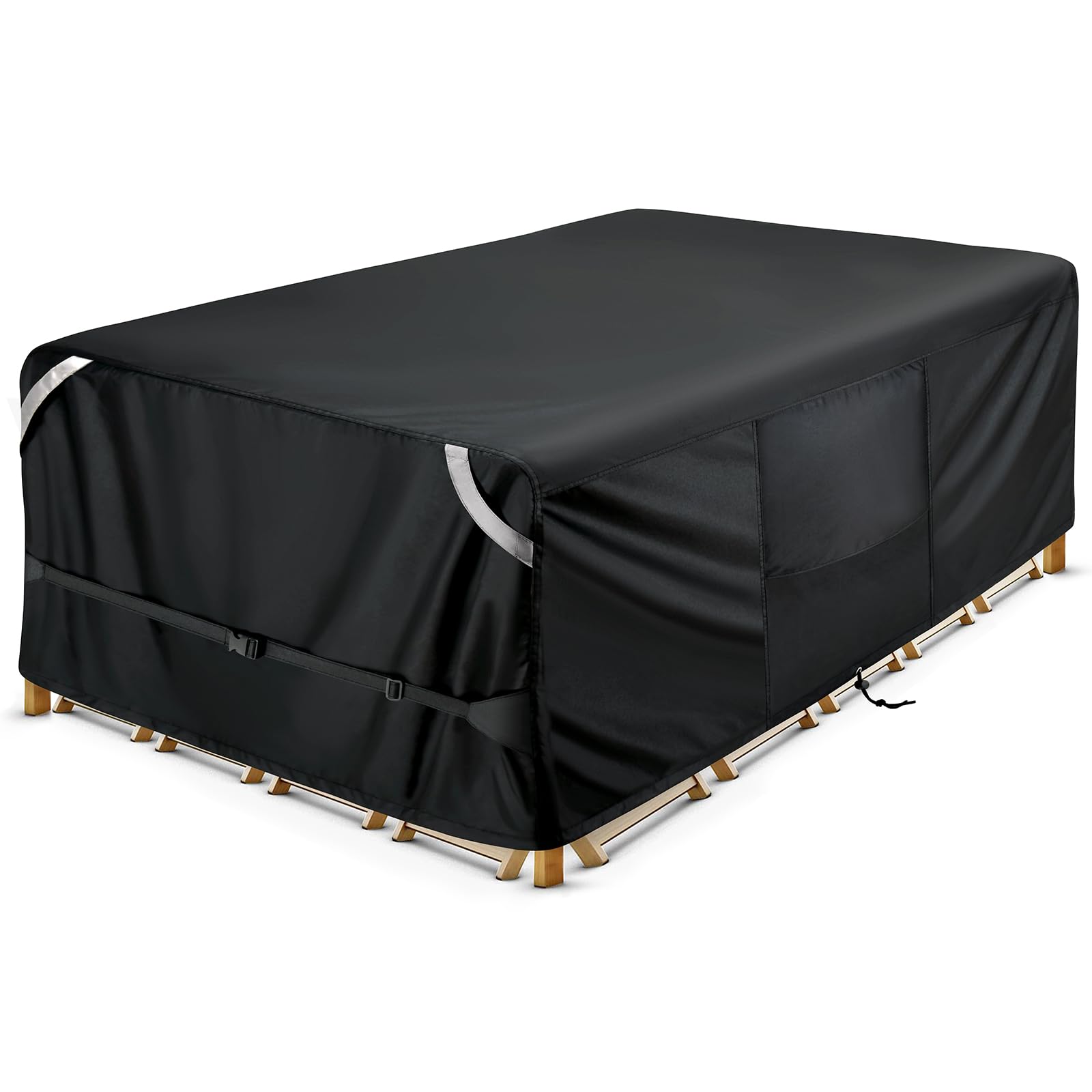 Cosfly Waterproof Patio Furniture Set Covers Durable, Outdoor Table And Chair Covers Rectangular Large - Fits Up To 108L X 82W X