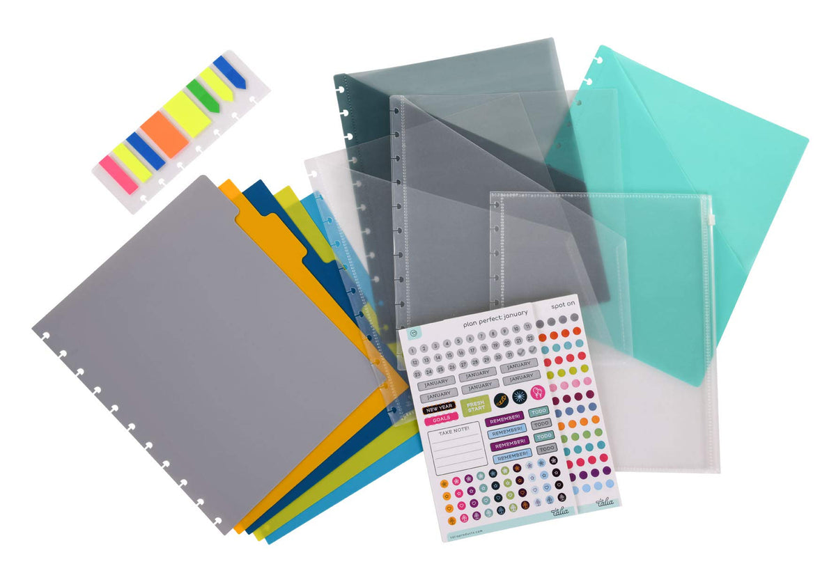 Talia Discbound Notebook Refills (Letter (8.5In X 11In), Xaccessory Kit)
