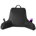 Ipynbap Reading Pillow With Arms For Adult, Back Pillow For Bed Sitting Up, Shredded Memory Foam Backrest Pillow With Pockets &