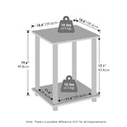 Furinno Turn-N-Tube Easy Assembly Stackable Bookcase, Bookshelf, Espresso/Black