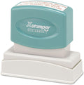 Xstamper ECO-GREEN Custom Message Stamp, Pre-Inked, N13, 9/16 x 2
