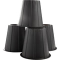 Range Kleen WWK0562 Black Under Bed Spacers 4 Pack 5.5 Inches Lift