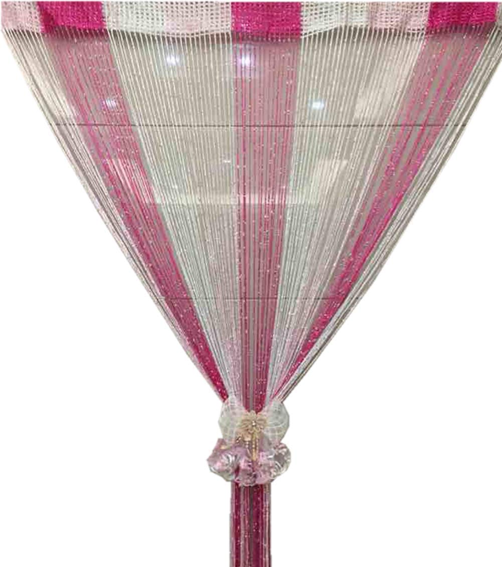 ave split Decorative Door String Curtain Wall Panel Fringe Window Room Blind Divider Tassel Screen Home 100cm*200cm (#018331)