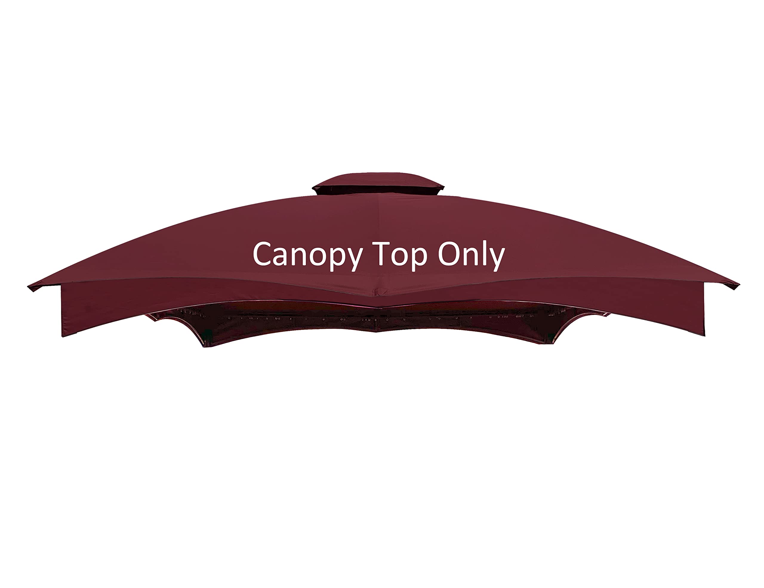 Replacement Canopy Top For Lowe'S 10' X 12' Gazebo #Tpgaz17-002C (Burgundy)