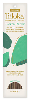 Triloka Original Incense, Sierra Cedar, 10 Sticks