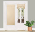 Pi Blackout French Door Curtain,Privacy Thermal Insulated Door Window Curtain For Glass Door/Front Door/Sliding Door/Patio Door 1 Panel (W30Xl68,Beige)
