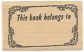 Stamps By Impression This Book Belongs To Teacher Rubber Stamp