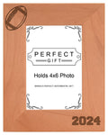 Personalized Gifts Football Frame 4x6 Football 2024 Photo Frame Football Team Wood Engraved 4x6 Portrait Picture Frame
