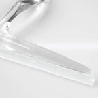 Idesign Plastic Bath Squeegee For Glass With Suction Hook Holder - 12'', Clear