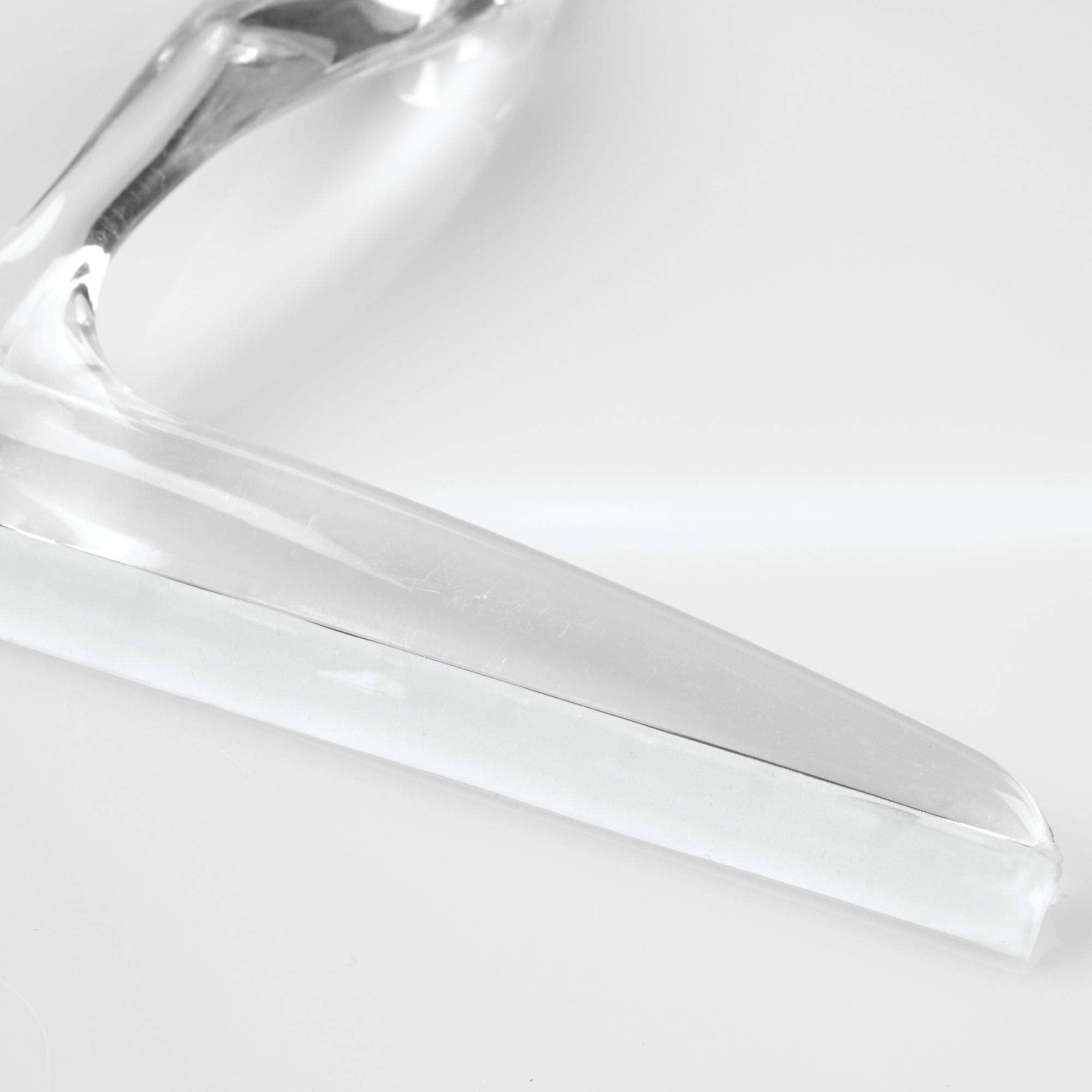 Idesign Plastic Bath Squeegee For Glass With Suction Hook Holder - 12'', Clear