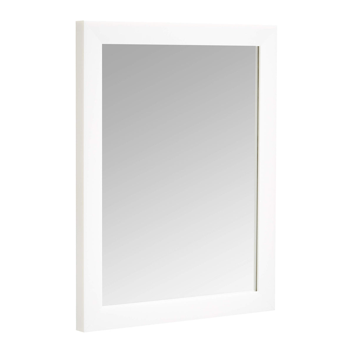 Amazon Basics Rectangular Wall Mount Mirror 16 x 20, Standard Trim, White