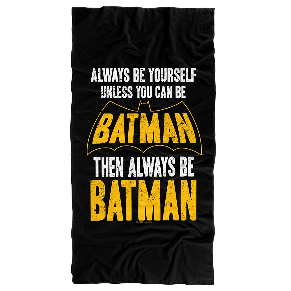 LOGOVISION Batman Be Batman Officially Licensed Beach Towel 30 X 60