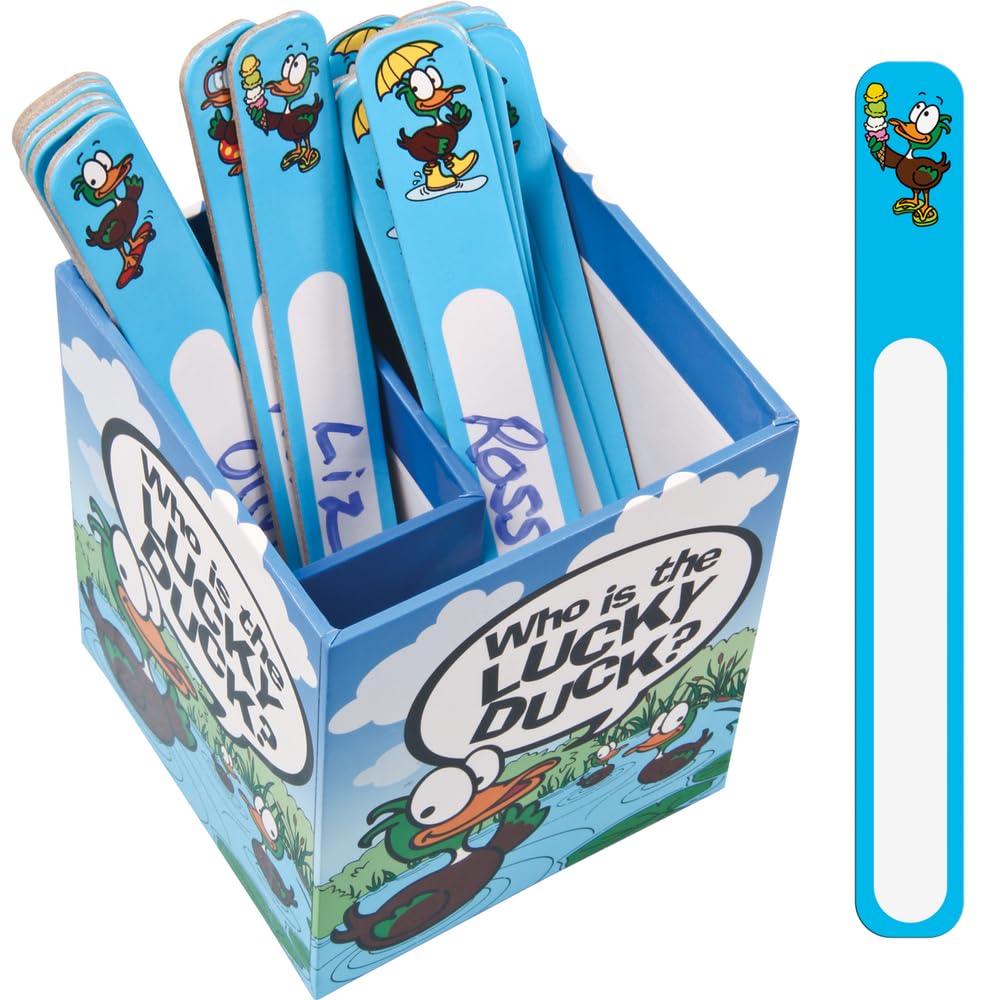 Who Is The Lucky Duck? Double Cup Management System - 2 Cups, 36 Sticks