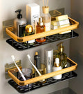 Chhabila Bathroom Organiser Without Drill | Self Adhesive Bathroom Shelf Wall Mounted | Metal Corner Shelf Rack For Shower Shamp