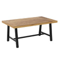 Modern Commercial Grade Acacia Wood Patio Dining Table