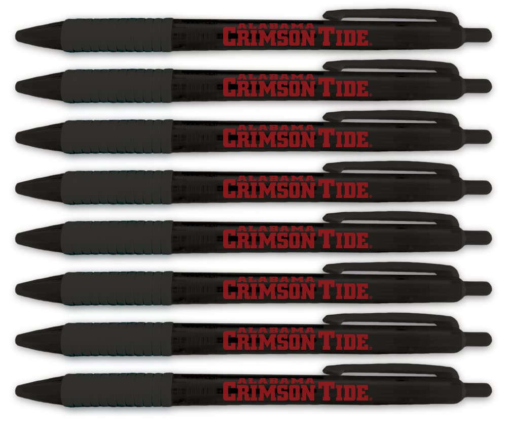 University Of Alabama Crimson Tide Translucent 8 Pen Set 2502