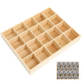 Amosfun Underwear Storage Case 20 Compartment Drawer Organizer for Socks Panties Bras Leggings Stackable Storage Box Original Co