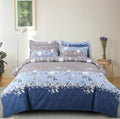 Frushia Beautiful Glace Cotton Ac Comforter King Size, Double Bed Sheet, 2 Pillow Cover | 90X100 Inches | Set Of 4 Pieces, 160 T