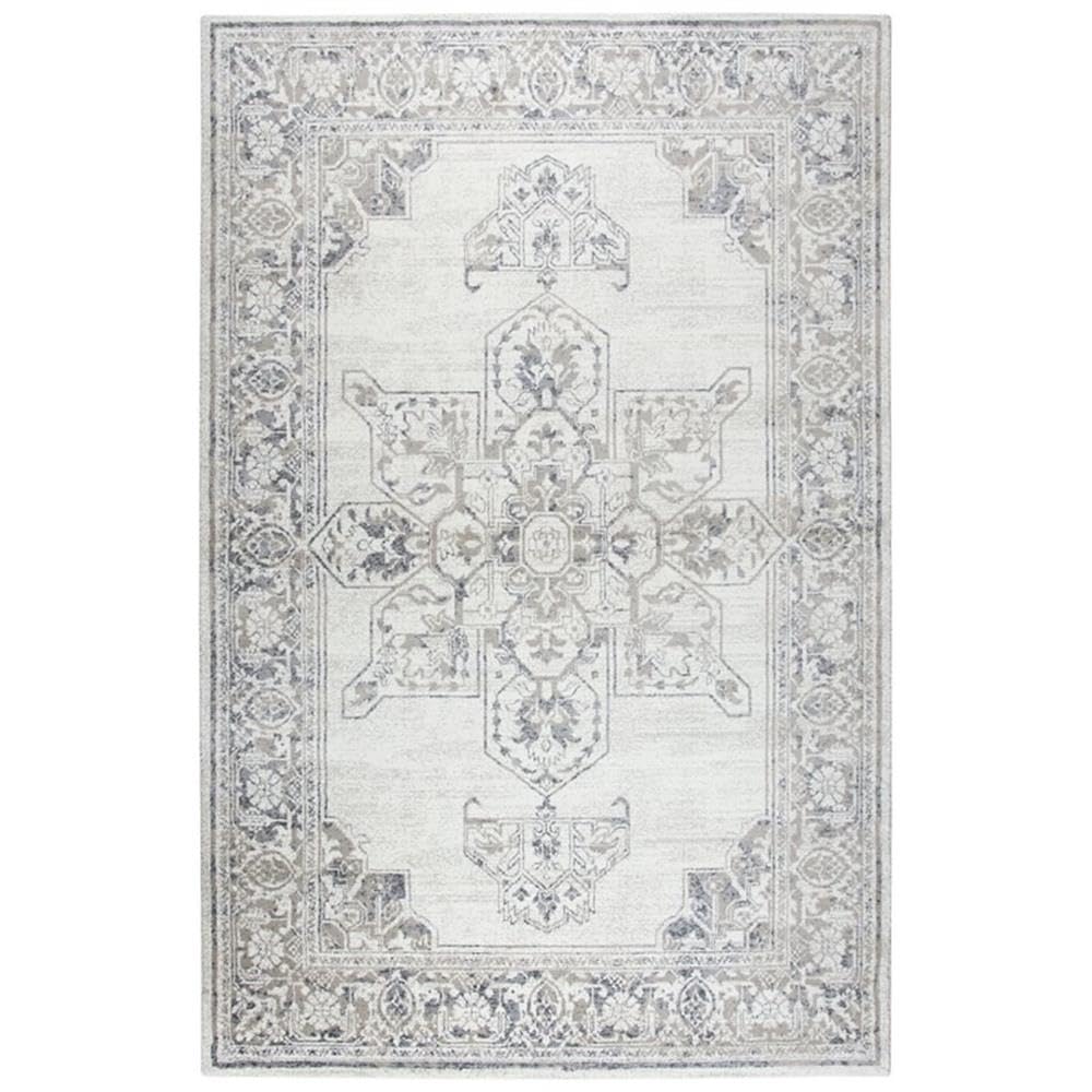 Rizzy Home Alora Decor Swagger 7'10" X 10'10" Motif Distress Natural/Beige/Gray Rug