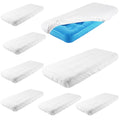 Breling Kids Air Mattress Fitted Sheets Compatible With Intex Cozy Kidz (Sheet Only) Toddler Inflatable Mattress Sheets For Kids Sleepover Party Travel Camping Air Mattress Airbed(White,8 Pcs)