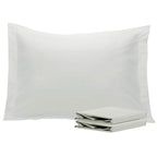 Ntbay 100% Brushed Microfiber Standard Pillow Shams Set Of 2, Super Soft And Cozy, Wrinkle, Fade, Stain Resistant 20X26 Inches Oxford Pillowcases, Light Grey