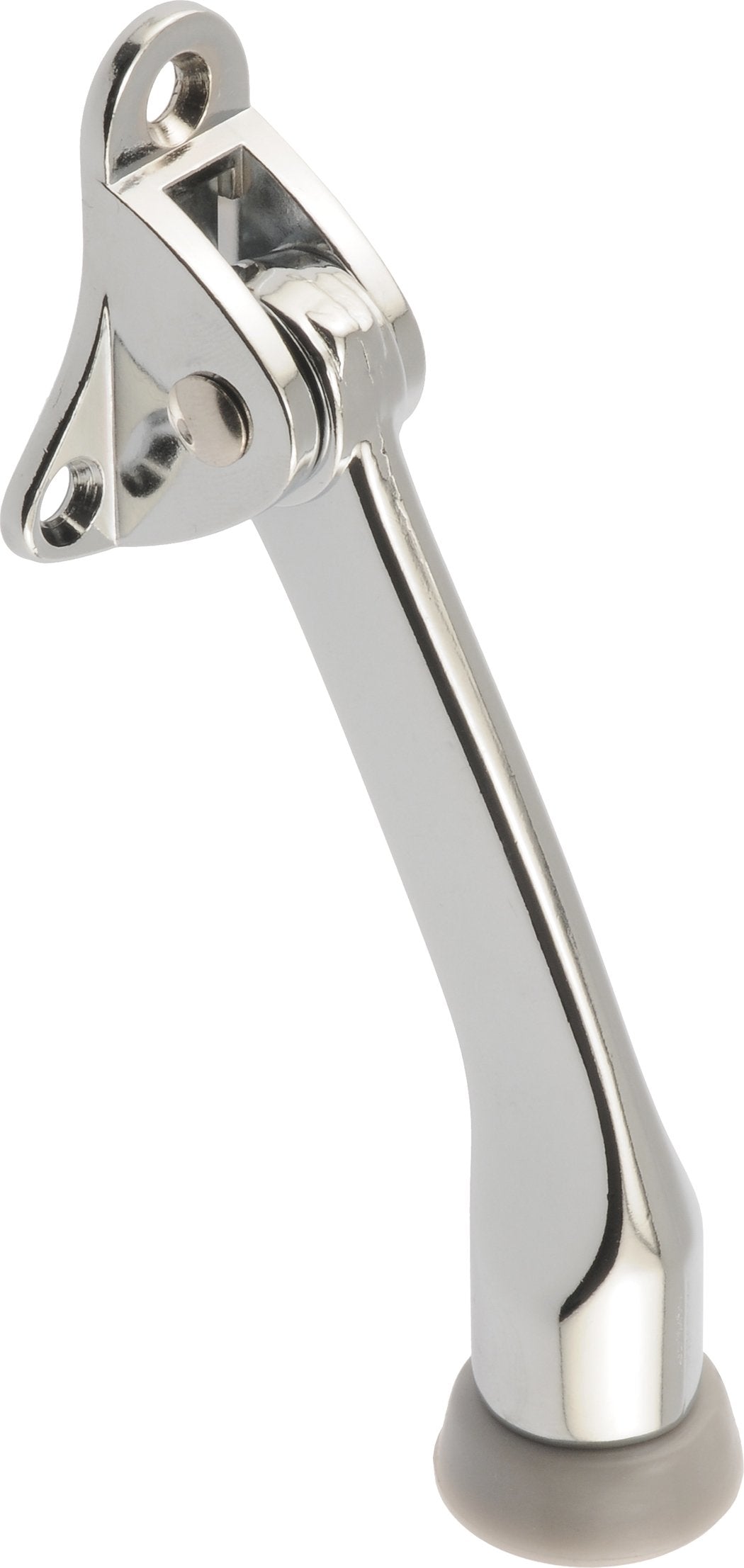 Hillman 853439 4' Kickdown Door Stop- Chrome 1-Pack
