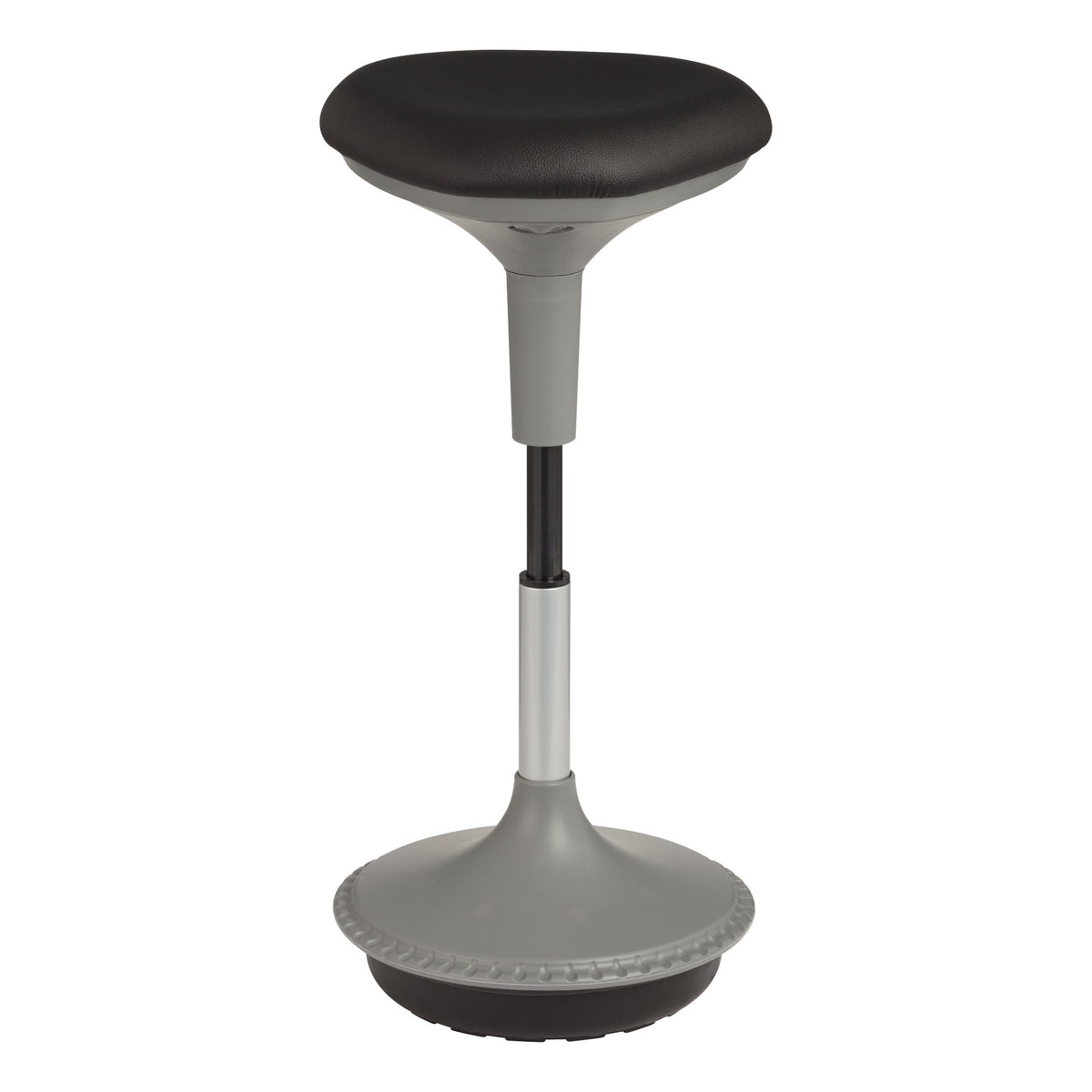 Learniture Adjustable Height Active Learning Stool For Office Desks And Classrooms, Foampadded Backless Wobble Stool With Rocki