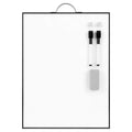 Tsj Office Small White Board - 16' X 12' Portable Black Aluminum Framed Whiteboard, Magnetic Dry Erase Board With A Handle, To