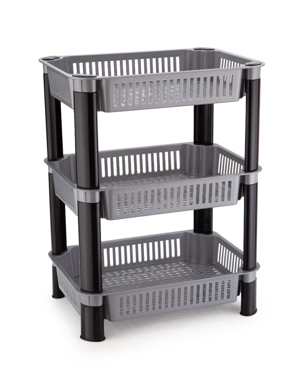 Aexoniz Plastic Stand For Kitchen Storage,Vegetable Trolley Rack For Kitchen Storage Vegetable Organizer,Vegetable Stand For Kit