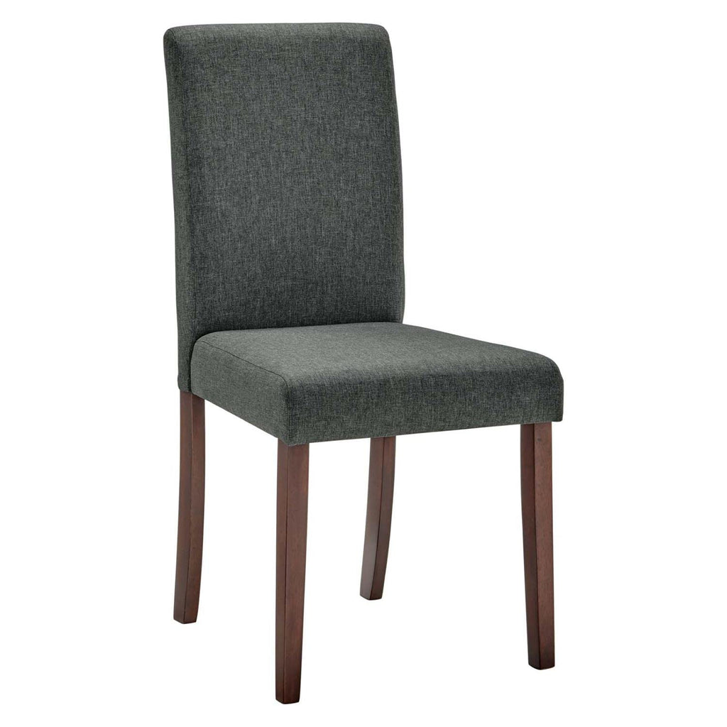 Modway Prosper Upholstered Fabric Dining Side Chair Set Of 2, Gray
