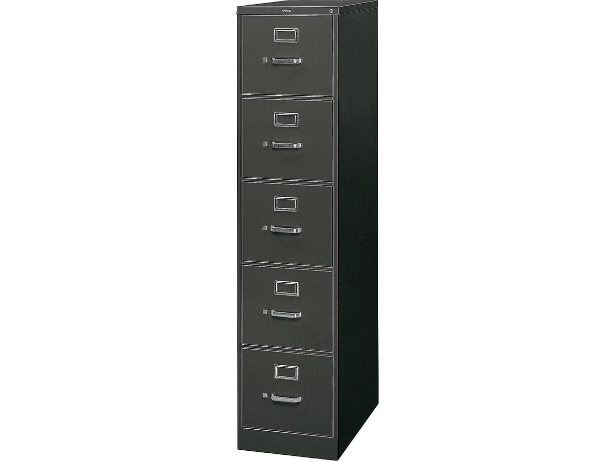 Hon 315Pp Five-Drawer, Full-Suspension File, Letter Size, 26-1/2-Inch D, Black